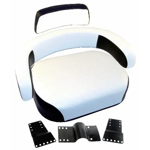 3 Pc Tractor Seat Cushion Set W/ Brackets For International Harvester 1
