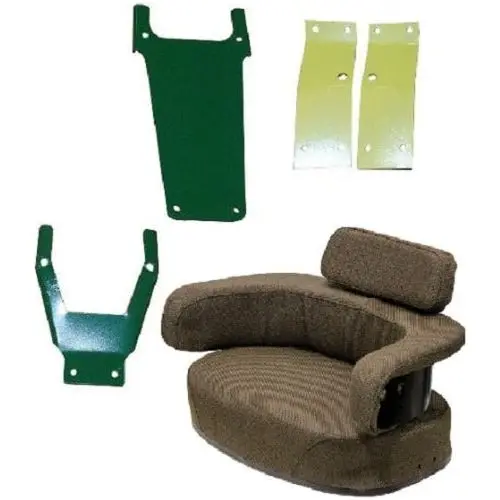 3 Piece Combine Harvester Loader Tractor Seat Cushion Assembly For John Deere 1