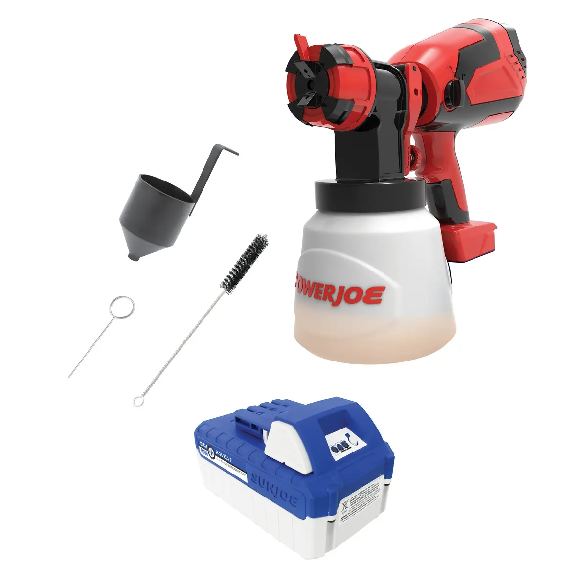 Sun Joe 24V-Ps1 24-Volt* Ionmax Cordless Hvlp Handheld Paint Sprayer Kit | 3 Spray Patterns | W/ 4.0-Ah Battery + Charger 2