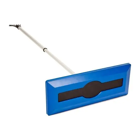 Snow Joe Sjblzd-Az 2-In-1 Snow Broom With 18-Inch Foam Head + Large Ice Scraper, Blue 1