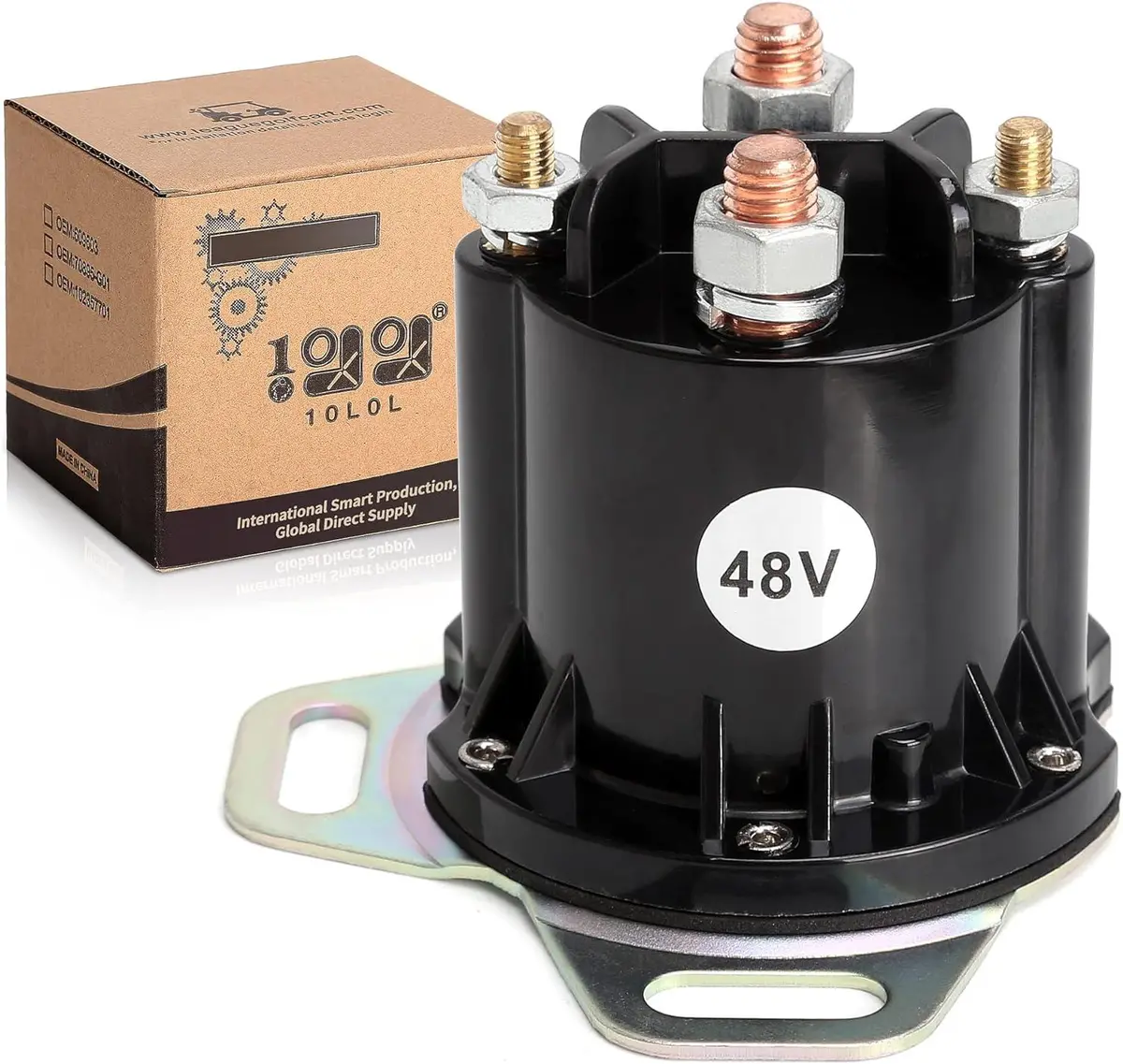 4 Terminal 150A 48 Volt Electric Golf Cart Solenoid For Ezgo Rxv - 10L0l 1