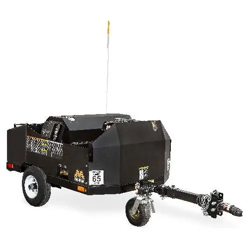 4000 Psi 3.7 Gpm Portable Heated Pressure Washer W / Single-Axle Trailer Hmt-4004-0Mgh 1