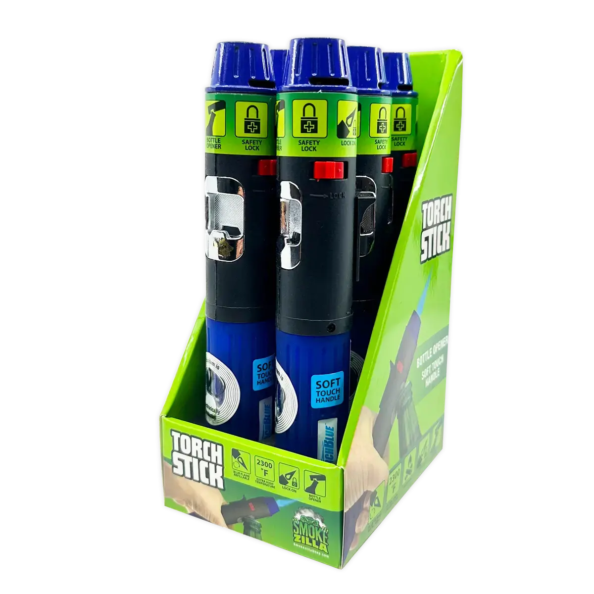 Torch Stick Lighter With Bottle Opener - 6 Pieces Per Retail Ready Display 40303 1