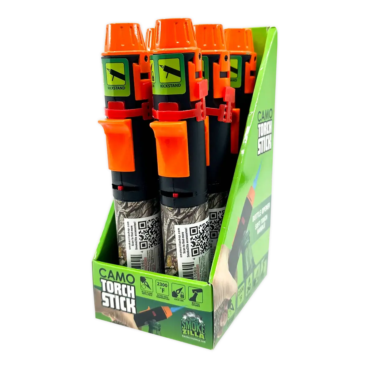 Camo Torch Stick Lighter- 6 Pieces Per Retail Ready Display 40304 1