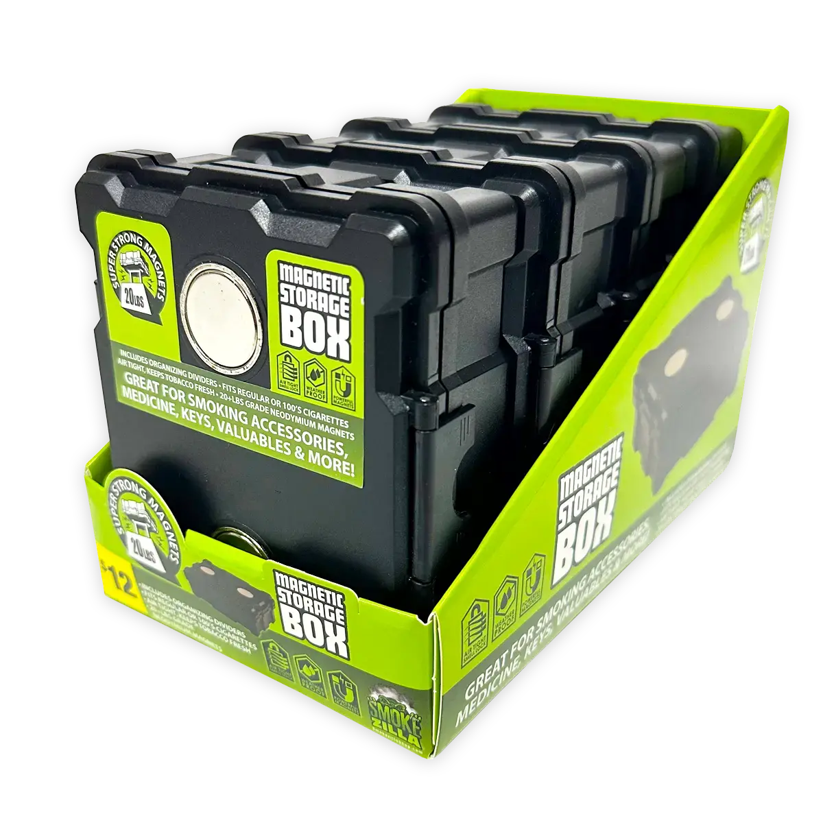 Magnetic Storage Box - 4 Pieces Per Retail Ready Display 40785 1