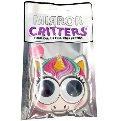 Air Freshener Mirror Critters Unicorn Candy Scent - 24 Pieces Per Pack 41321 1