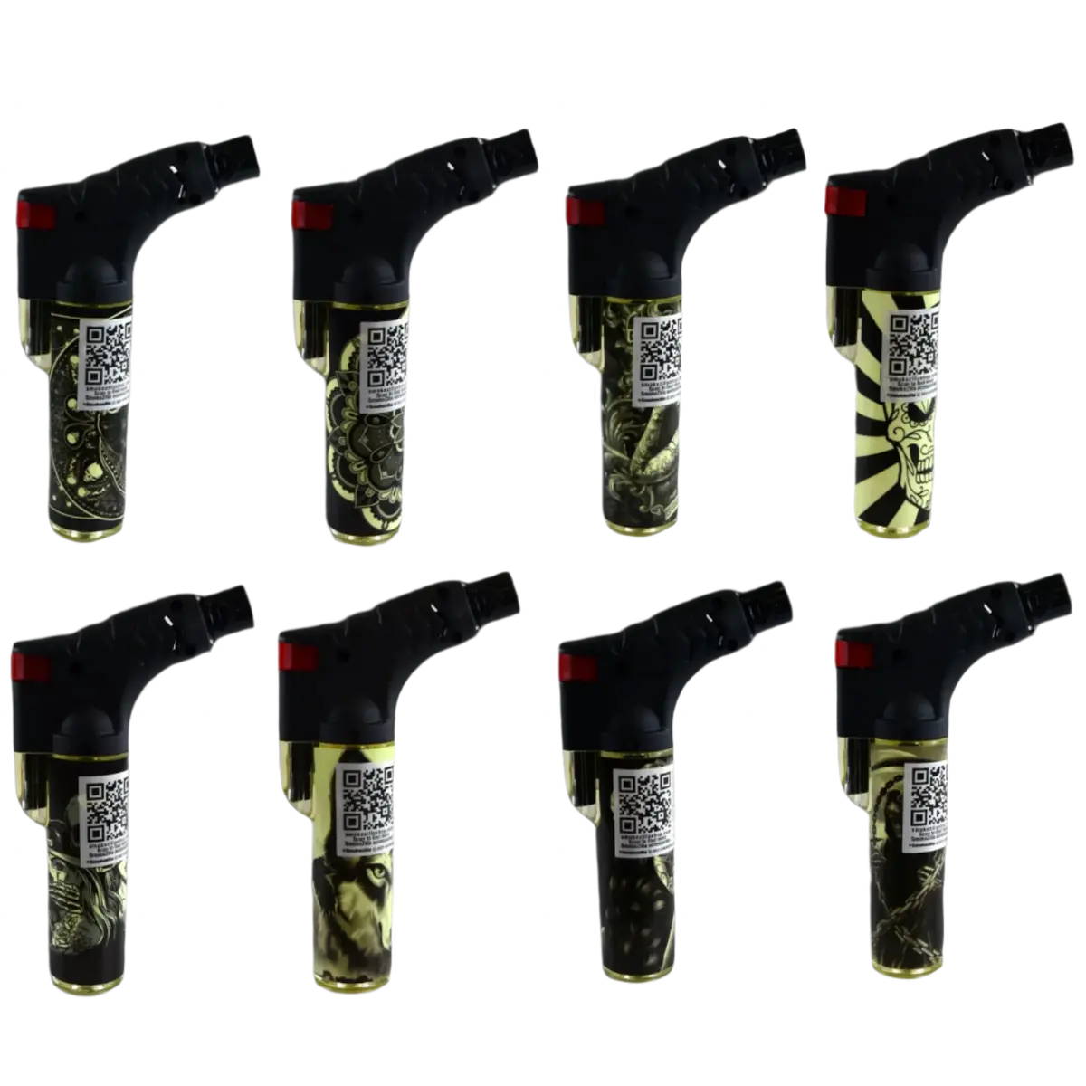 Glow In The Dark Xxl Thin Torch Lighter - 8 Pieces Per Retail Ready Display 41402 2