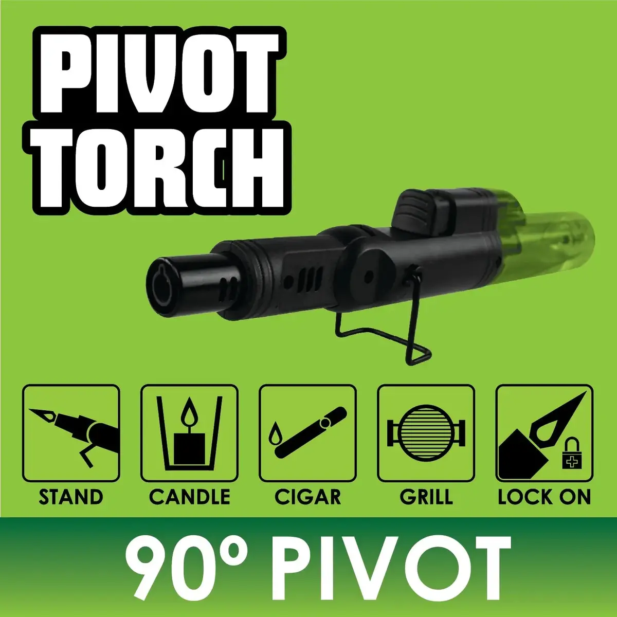 Pivot Head Torch Stick Lighter - 10 Pieces Per Retail Ready Display 41526 2
