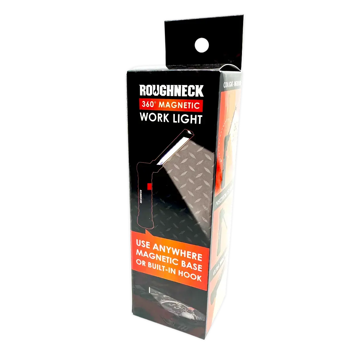 Rechargeable Led Work Flashlight With Magnetic Base - 4 Pieces Per Retail Ready Display 41670 2