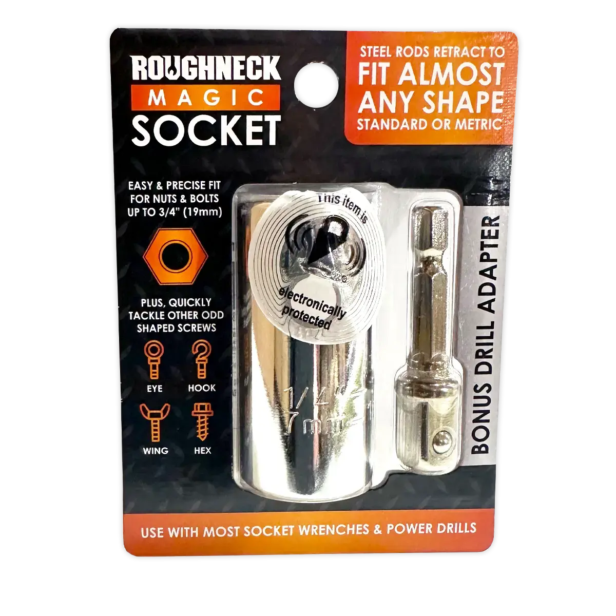 Magic Socket Tool With Drill Adapter - 4 Pieces Per Retail Ready Display 41681 2