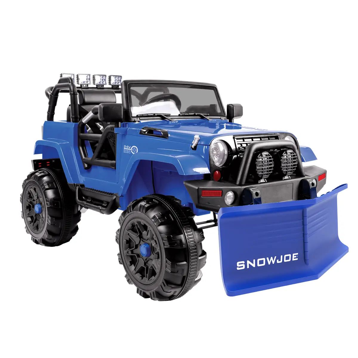 Snow Joe 24V-Suv1 24-Volt* Ride-On Kids Truck W/ Parental Remote And Snow Plow | For Ages 3-7 | W/ 4.0-Ah Battery + Charger 2