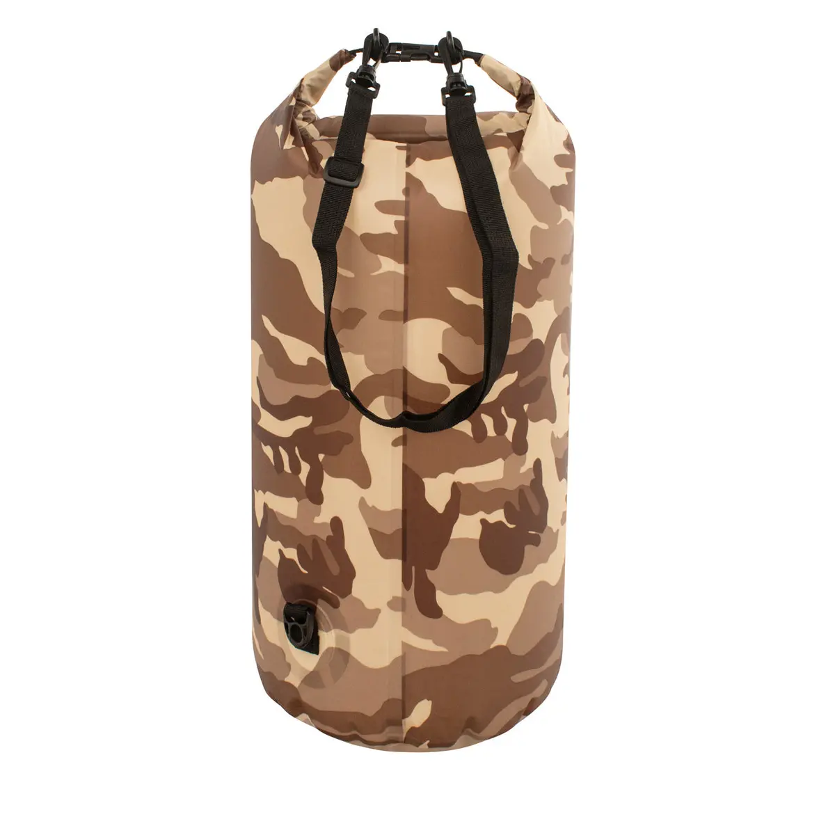 Trailgear Tg-802-10Br Heavy-Duty Camouflaged Dry Bag | Roll-Top Closure Design | Lightweight W/ Shoulder Strap | 10 L (Brown Camo) 2