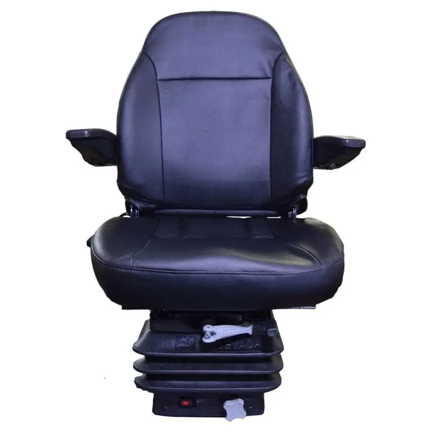 Heavy Duty Tractor Excavator Back Hoe Loader Seat W/ Suspension 2