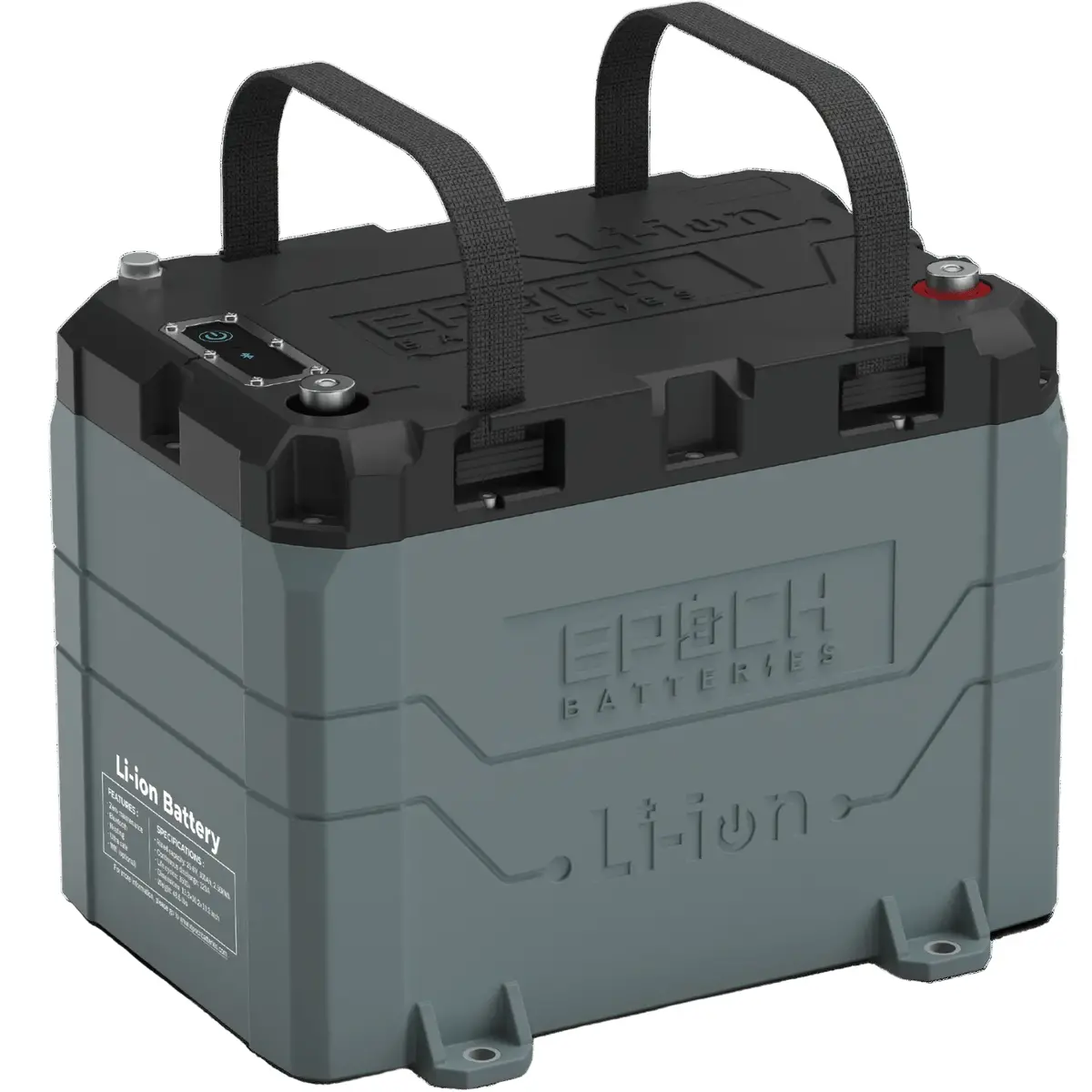 12V 50Ah (0.64Kwh) Lifepo4 Lithium Battery - Bluetooth, Heating, Waterproof 1