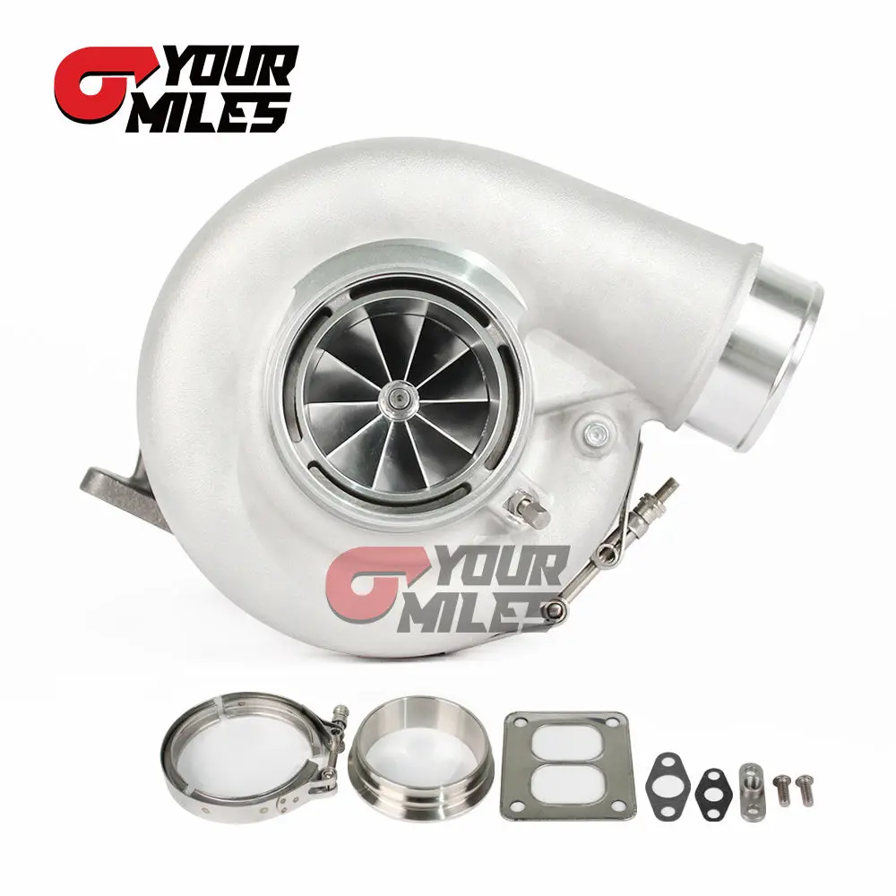 Yourmiles S42-1200 Compact 73Mm Journal Bearing Turbocharger T4 1.15/1.25 0.85/1.01/1.15/1.28 Dual V-Band Housing 1