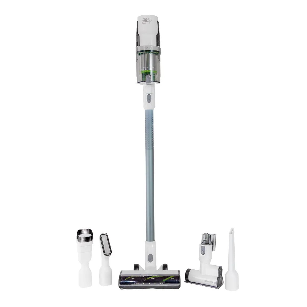 24V Cordless Deluxe Stick Vacuum, 4.0 Ah Usb-C Battery & 30-Minute Super Charger 1