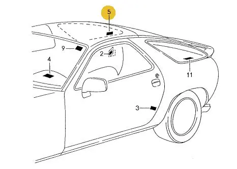 477 000 258 - Decal Unleaded Fuel - 78 To 91 2
