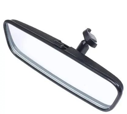 477 857 511 00 01C - Rear View Mirror - Satin Black - 78 To 95 Oem 1