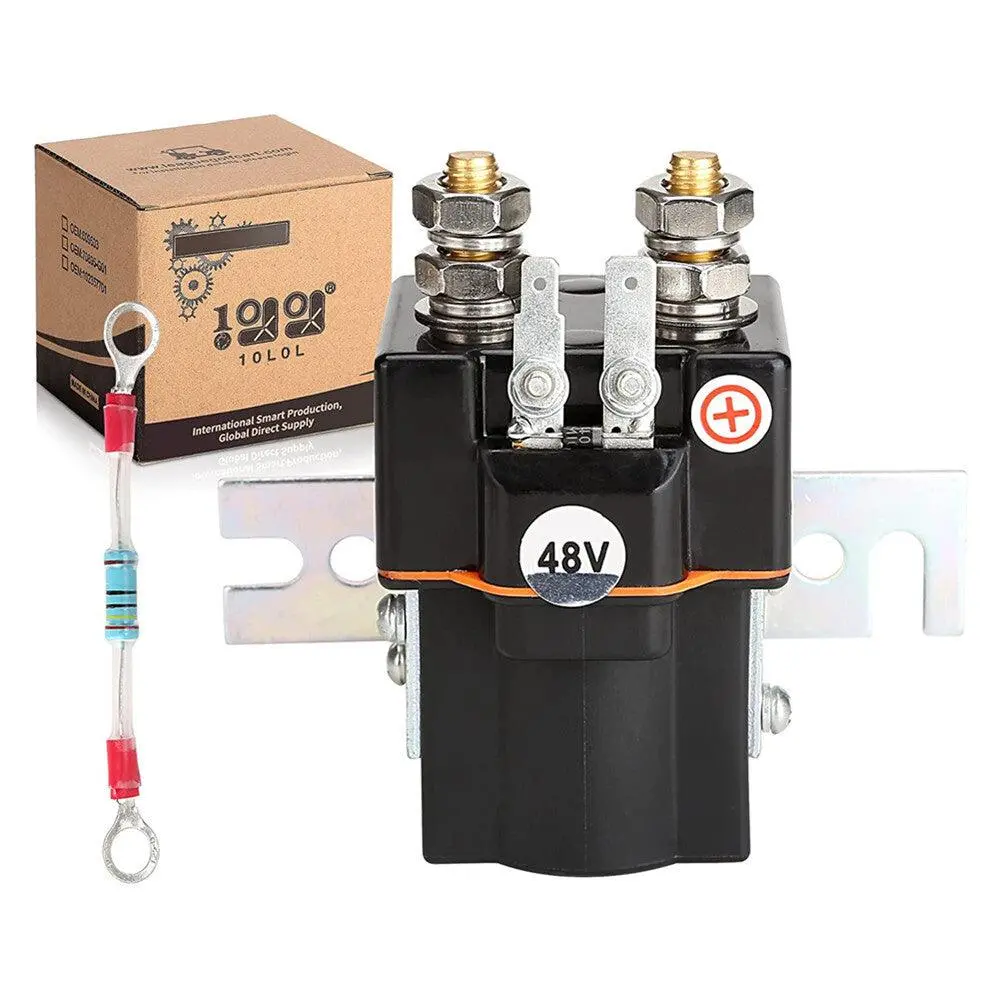 48 Volt Golf Cart Solenoid & Golf Cart Solenoid Resistor For Club Car - 10L0l 1