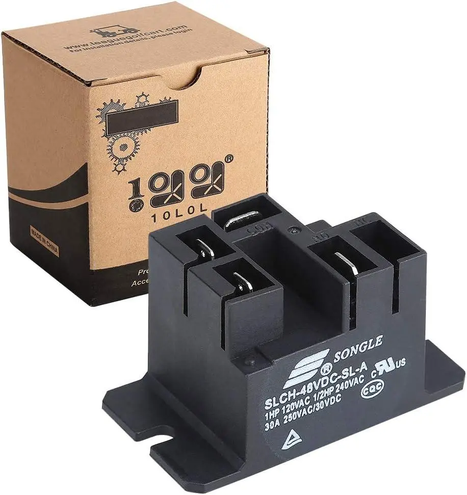 48V Golf Car Charger Relay For Club Car Powerdrive 1 & Powerdrive 2 - 10L0l 1