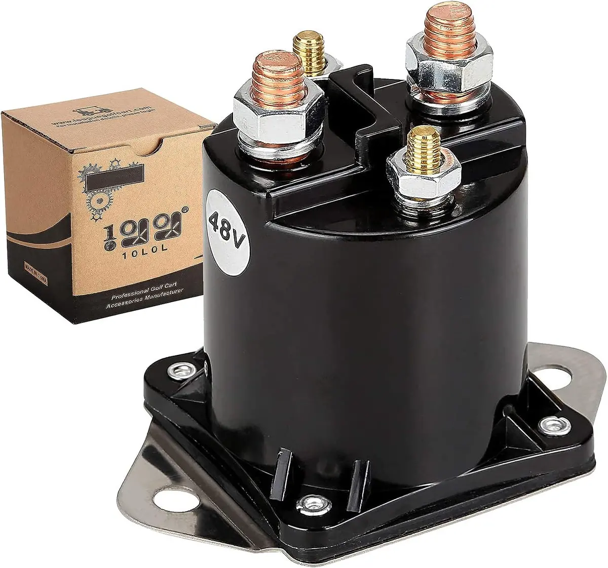 48V Golf Cart Electric Solenoid Replacement For Club Car Ds (1995-1997) - 10L0l 1