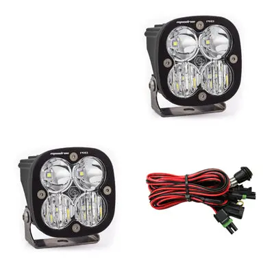Squadron Pro Black Led Light Pod Pair (Driving/Combo, Clear) 1