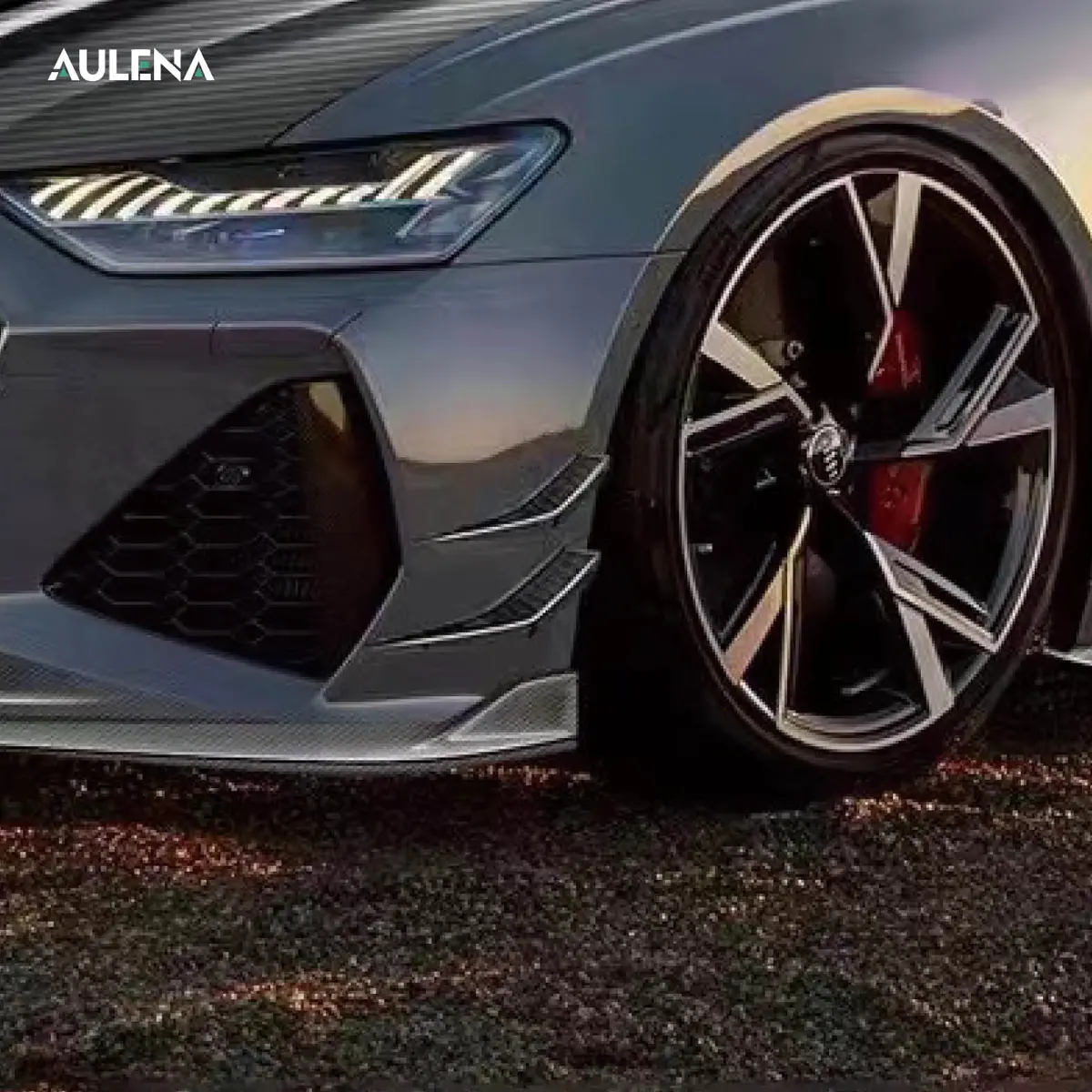Audi Rs6 Aulena Front Canards 1
