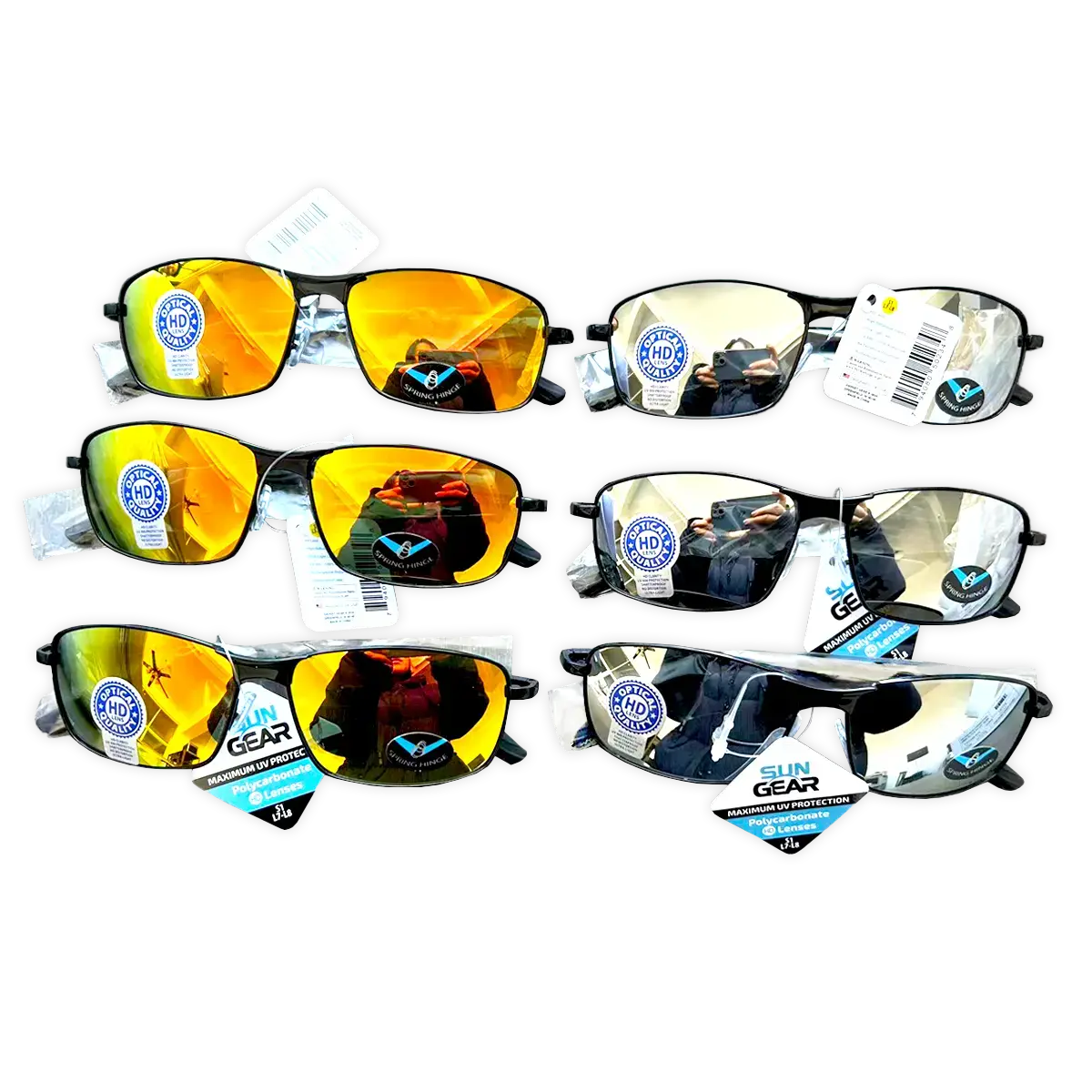 Sunglasses Sungear Assortment - 6 Pieces Per Pack 50234 1