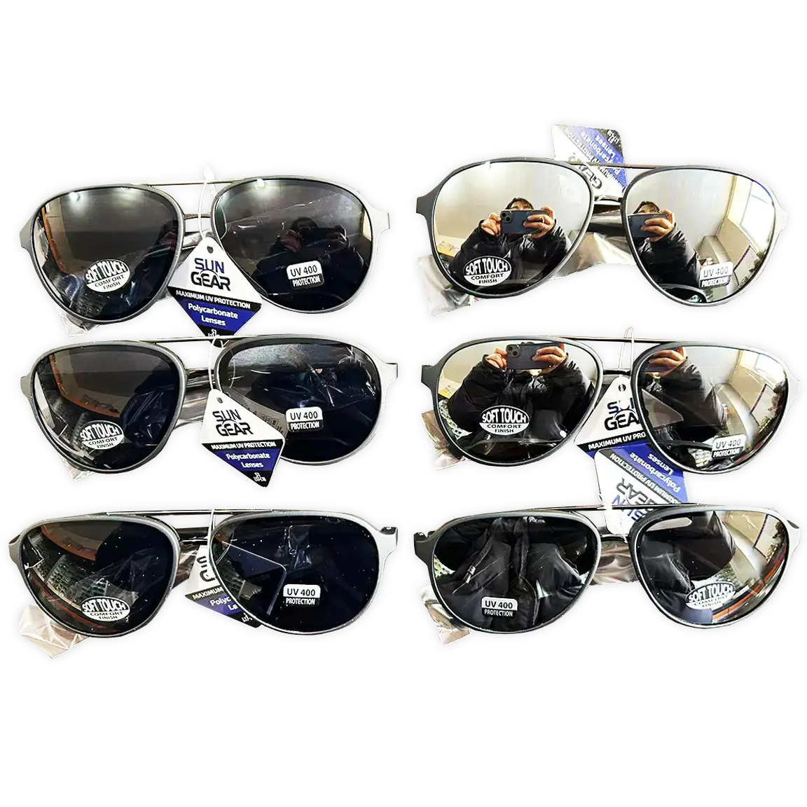Sunglasses Sungear Assortment - 6 Pieces Per Pack 50239 1