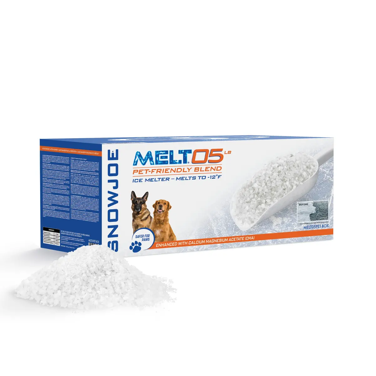 Snow Joe Melt05pet-Box Pet-Safer Premium Ice Melt | 5 Lb. Box W/ Cma & Scoop 1