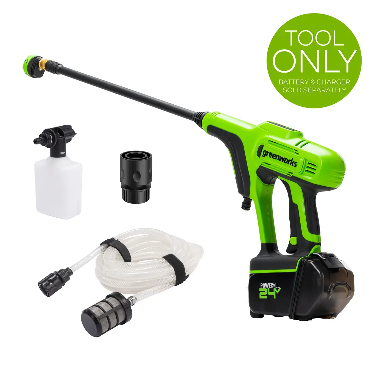 24V 600 Psi 0.8 Gpm Cordless Pressure Washer (Tool Only) 1