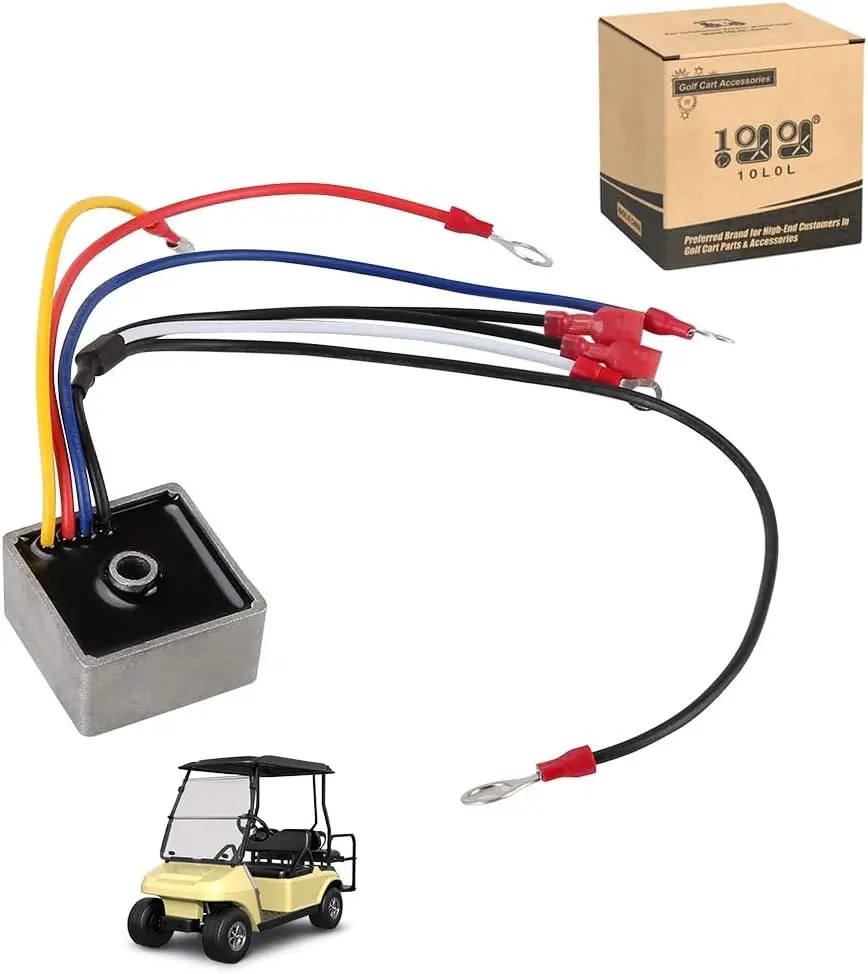 10L0l Golf Cart Voltage Regulator For Club Car Gas 2008-Up Transporter 4+6 (Key Start) 1