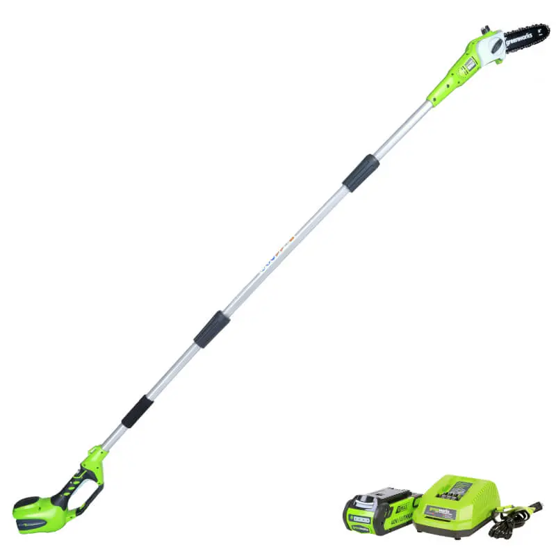 40V 8" Pole Saw, 2.0Ah Battery And Charger Included - 1400017 1