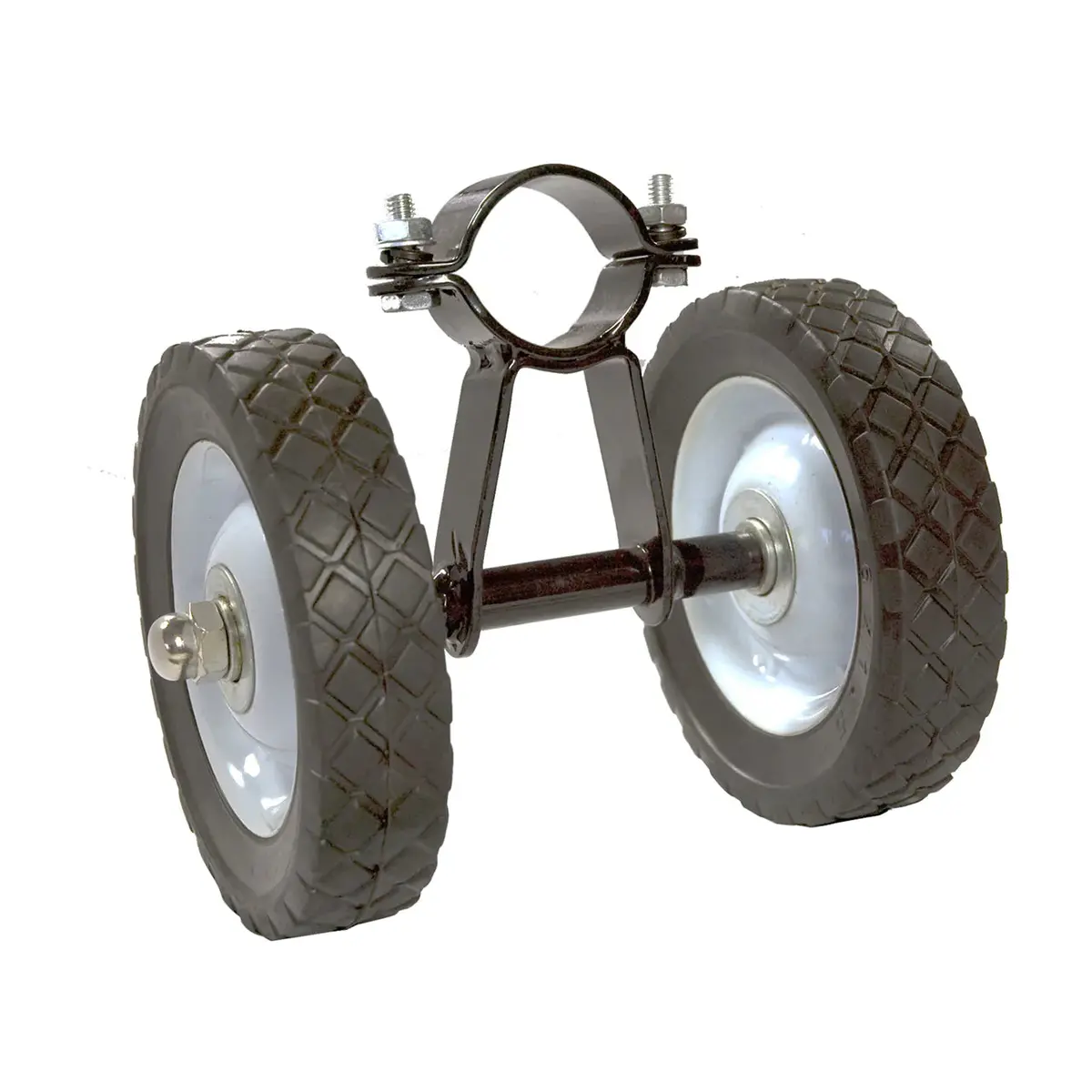 Bliss Hammocks Ha-507 Wheel Kit W/ Rubber Drag | For 15-Foot Hammock Stand | Weather & Rust Resistant 1