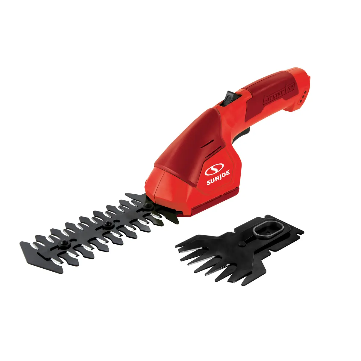 Sun Joe Hj604c-Red 2-In-1 Cordless Grass Shear + Hedger | 7.2-Volt | W/ 1.5-Ah Battery + Charger (Red) 1