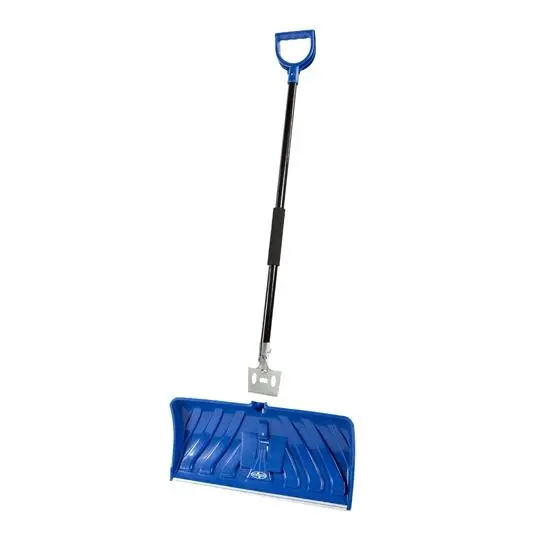 Snow Joe Sjeg24 2-In-1 Snow Pusher + Ice Chopper | 24-Inch | Poly Blade (Blue) 1