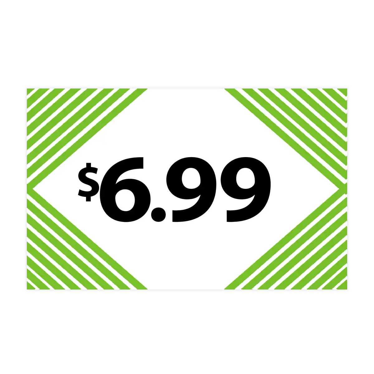 Merchandising Fixture - $6.99 Retail Tag 25 Per Pack 978400 1