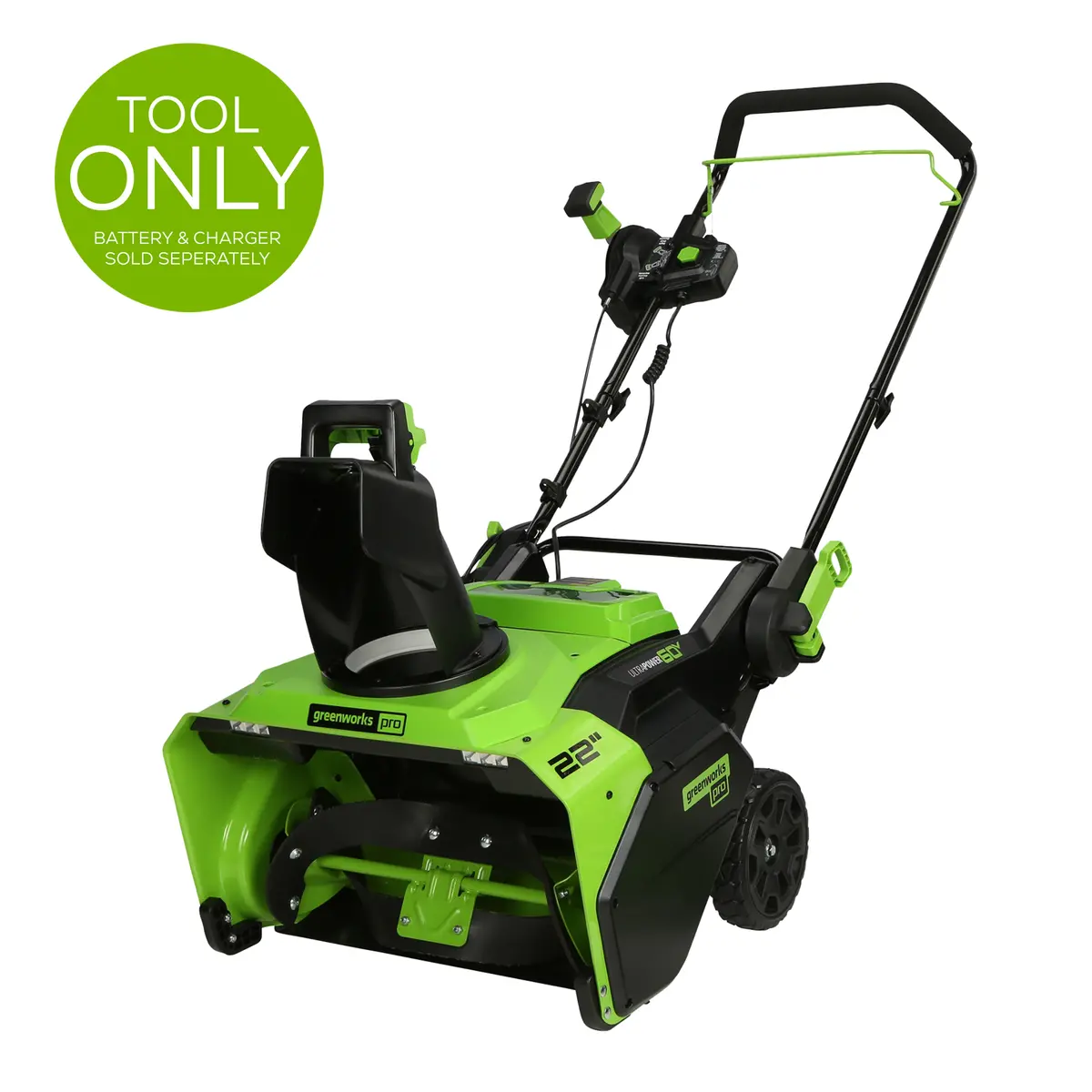 60V 22" Brushless Snow Thrower (Tool Only) 1