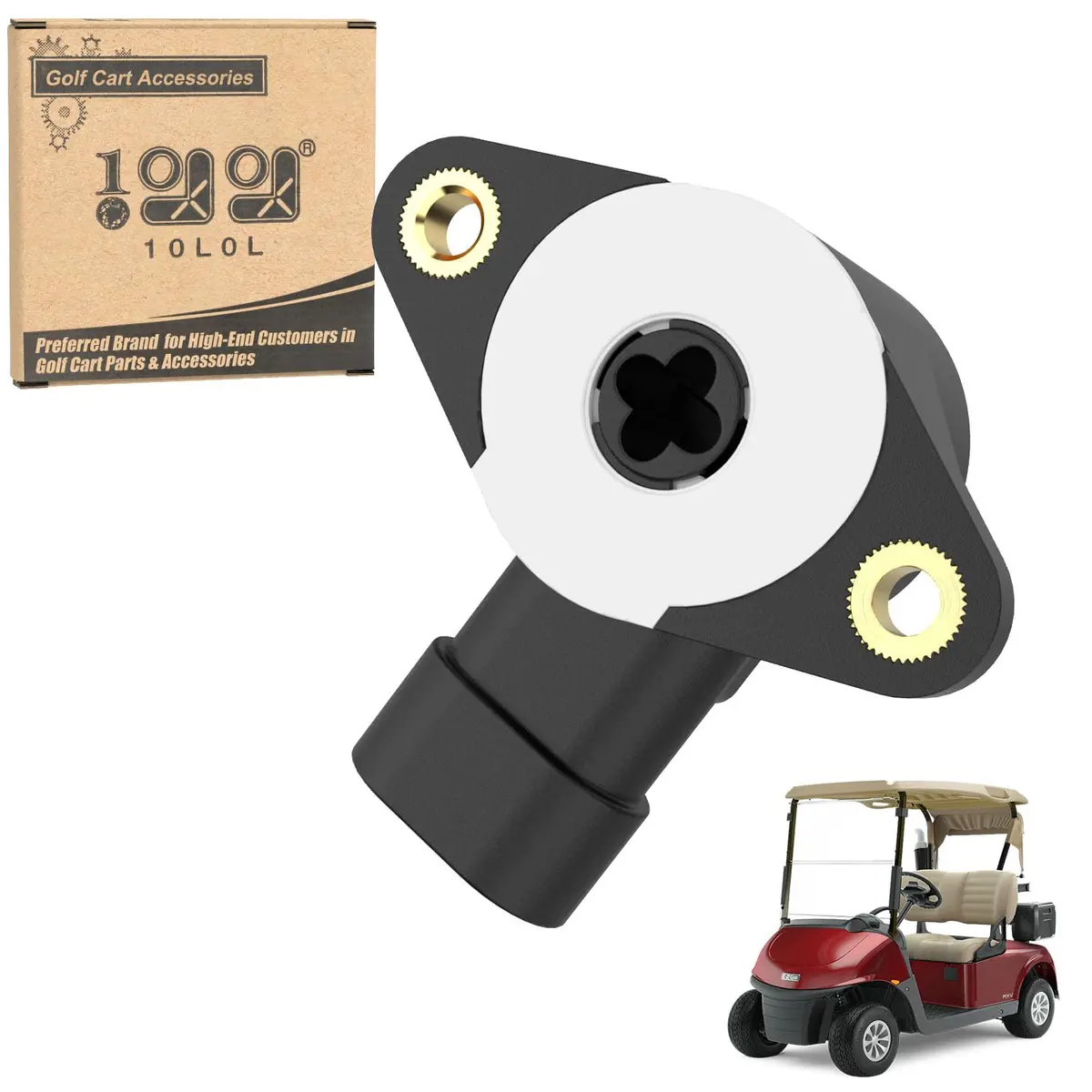 Golf Cart Accelerator And Brake Pedal Sensor For Ezgo Rxv 2008-Up Electric - 10L0l 1