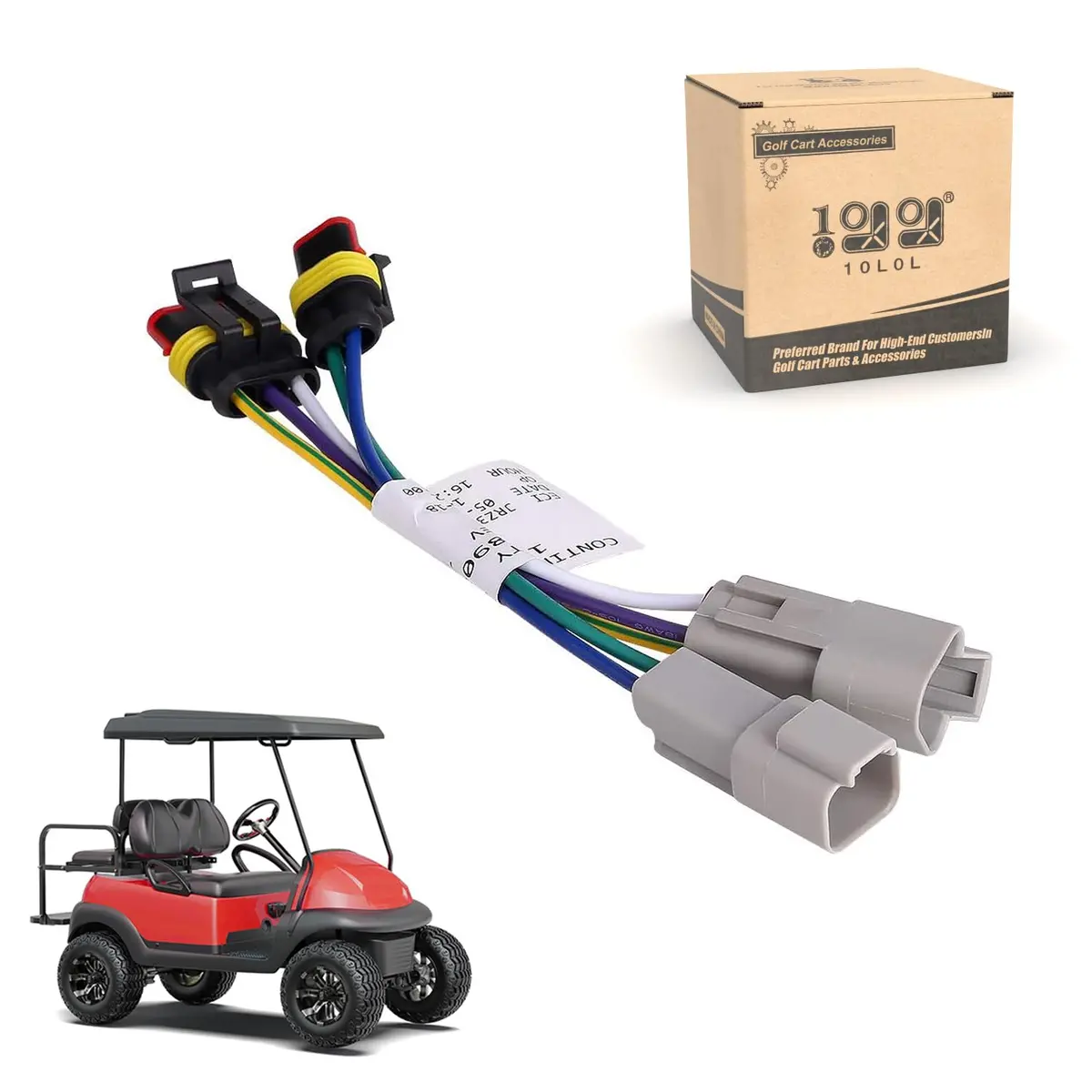 Mcor 3 And 4 Adapter Harness Motor Controller Output Regulator For Club Car 103890801 1