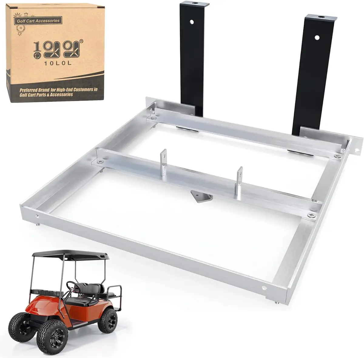10L0l Heavy-Duty Aluminum Battery Tray For Ezgo Txt/Medalist (1994+) 1