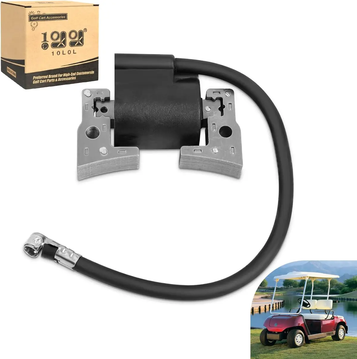 Golf Cart Ignition Coils Module For 1996-2007 Yamaha G16 G22 - 10L0l 1