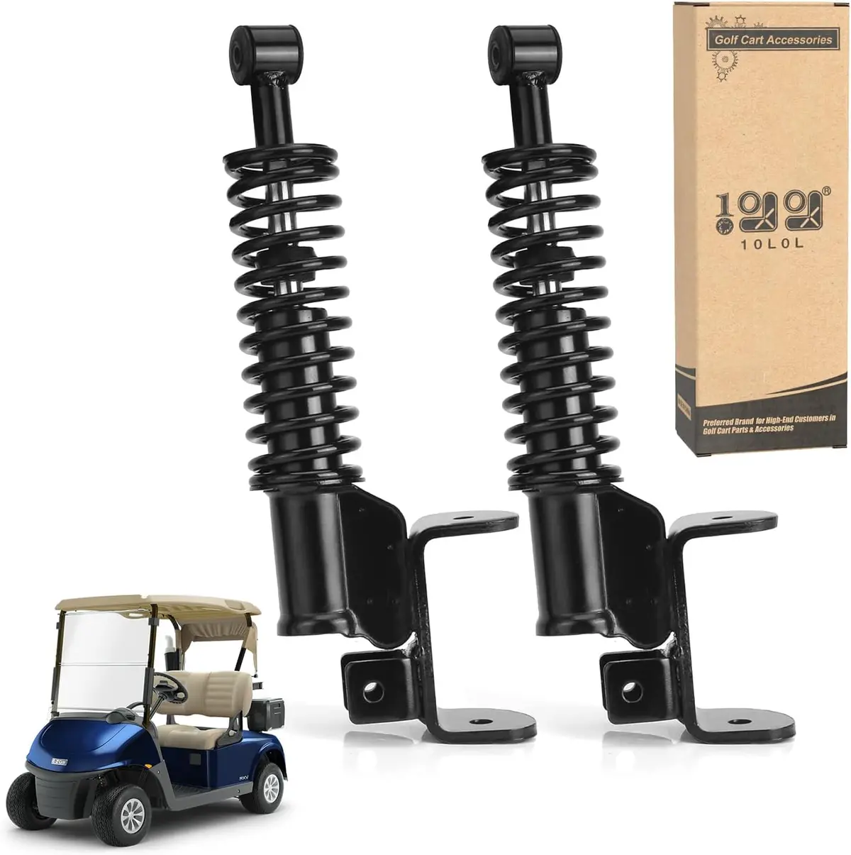 Golf Cart Front Shock Absorber Kit For Ezgo Rxv & 2Five - 10L0l 1