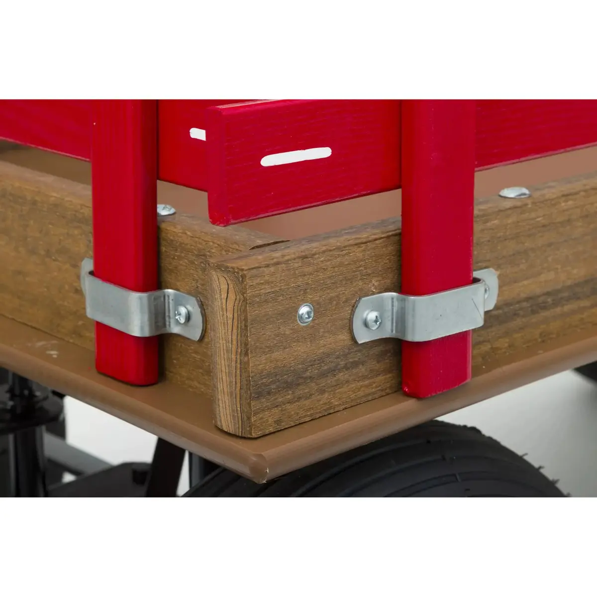 24″ X 48″ (Red) 620 Speedway Express Poly Garden Wagon W/ Brakes 1200 # 4