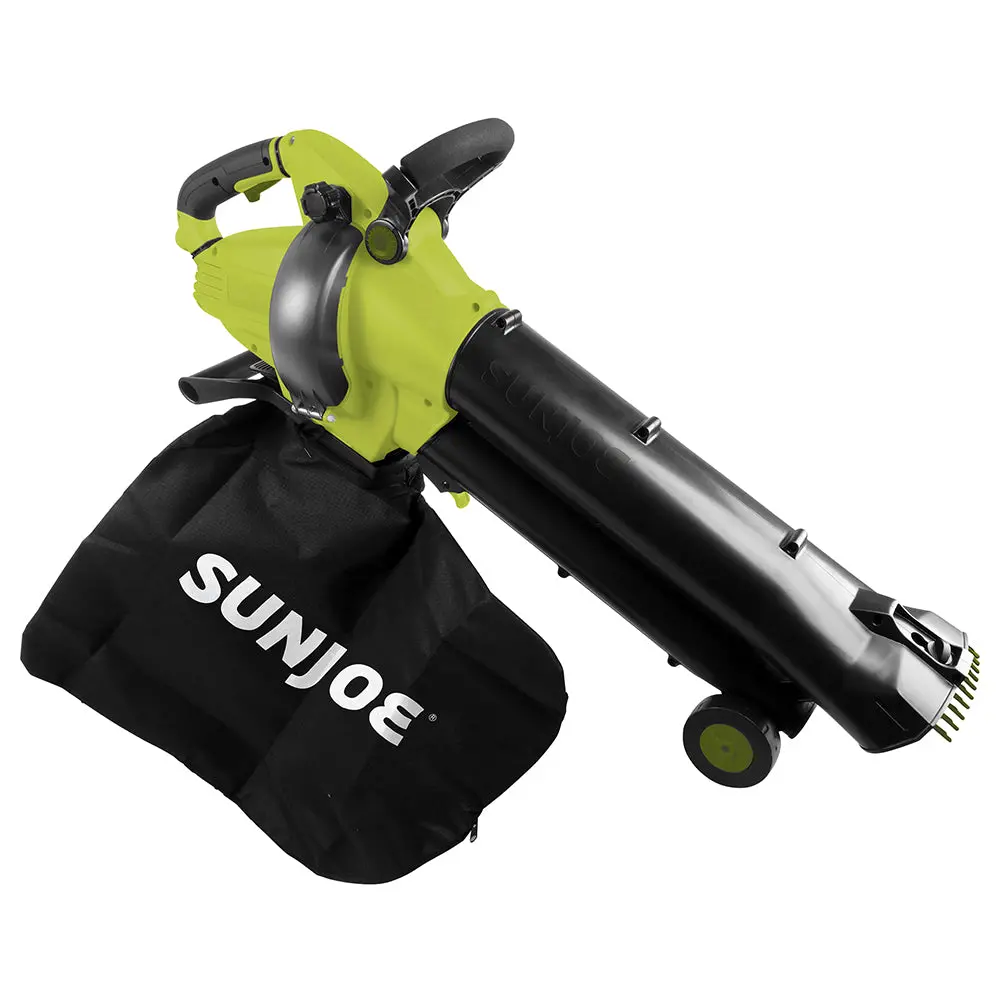 Sun Joe Sbj702e 3-In-1 Outdoor Variable Speed Electric Blower | 180 Mph | 12 Amp | Vacuum | Mulcher | Telescoping Frame | Leaf Grabbing Teeth 1