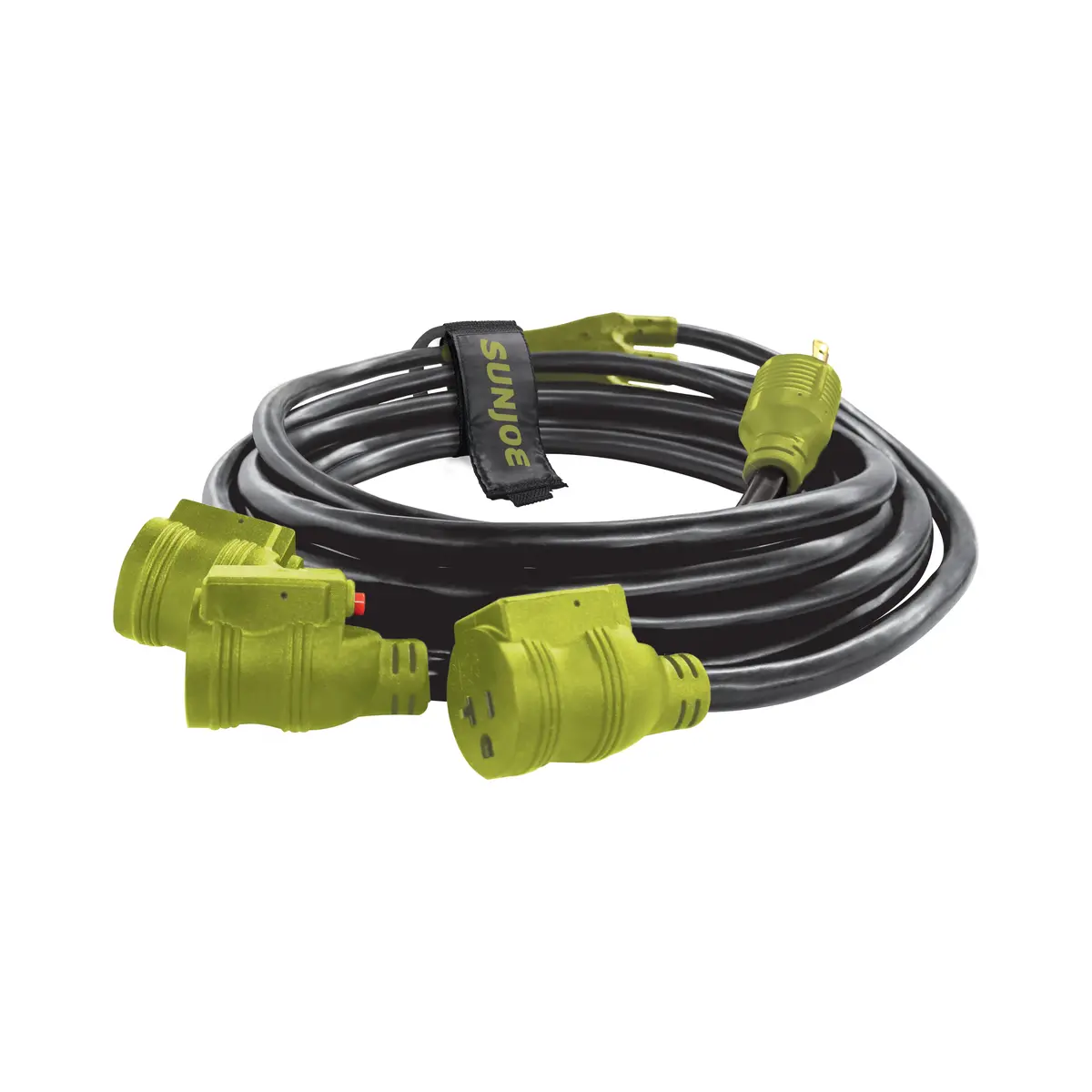 Sun Joe Sjg-Ext2510-3Way Generator Series 3 Outlet Power Cord | 25-Foot | 10/3-Gauge | 3750 Watts 1