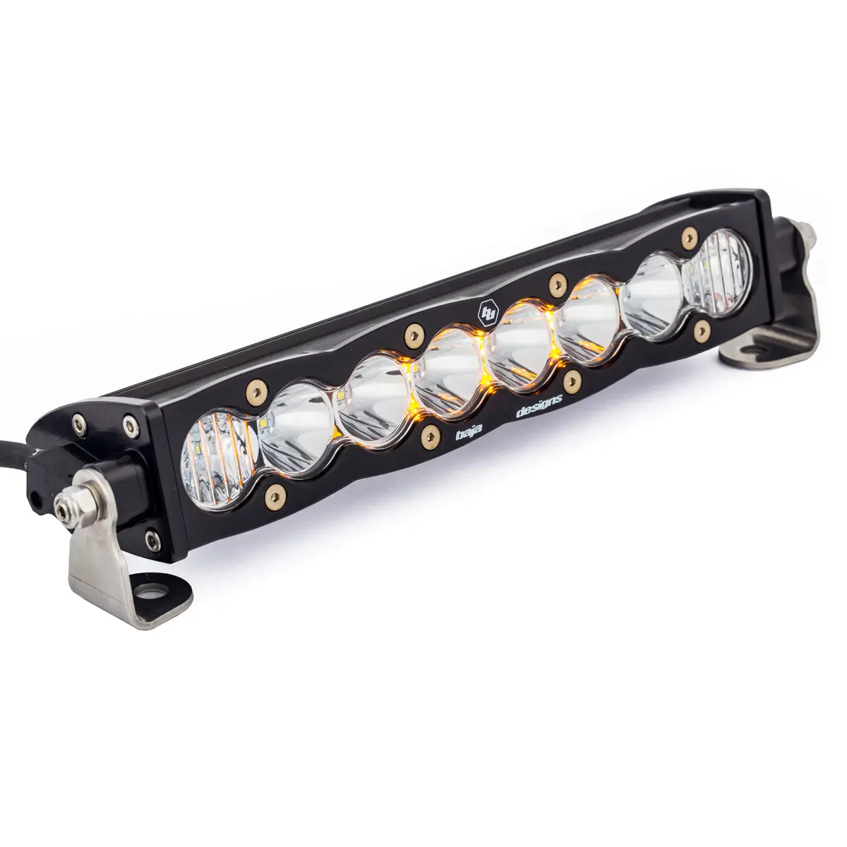 S8 Straight Led Light Bar (10 Inch, Driving/Combo, Clear) 1