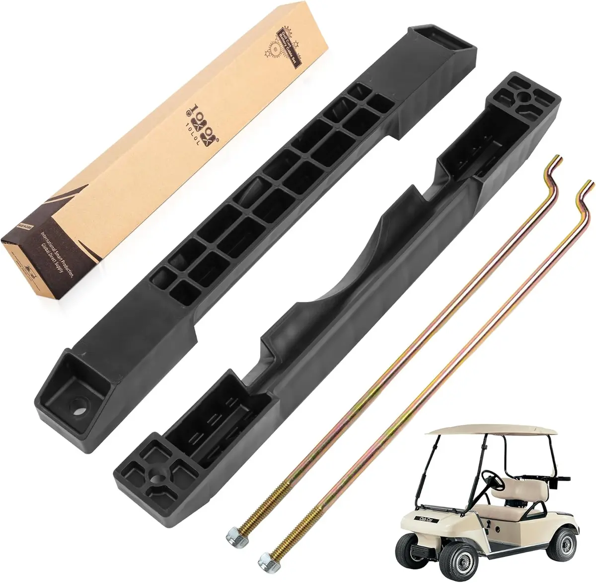 Golf Cart Battery Hold Down Kit For Club Car Ds Electric Oem Replacement - 10L0l 1
