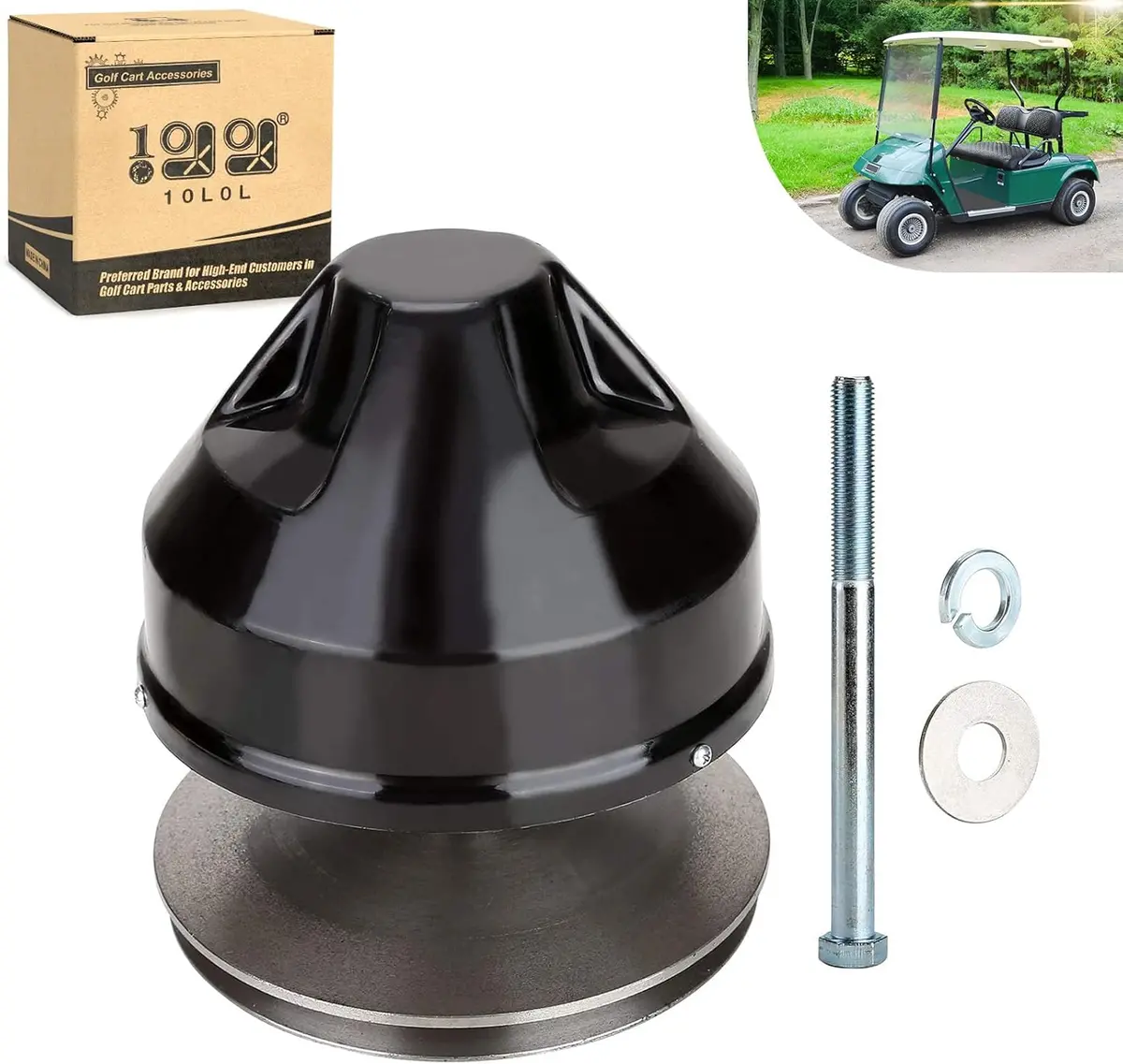 Golf Cart Primary Drive Clutch For Ezgo Txt 4 Cycle 1991-2009, 2 Cycle 1989-1994 Gas - 10L0l 1