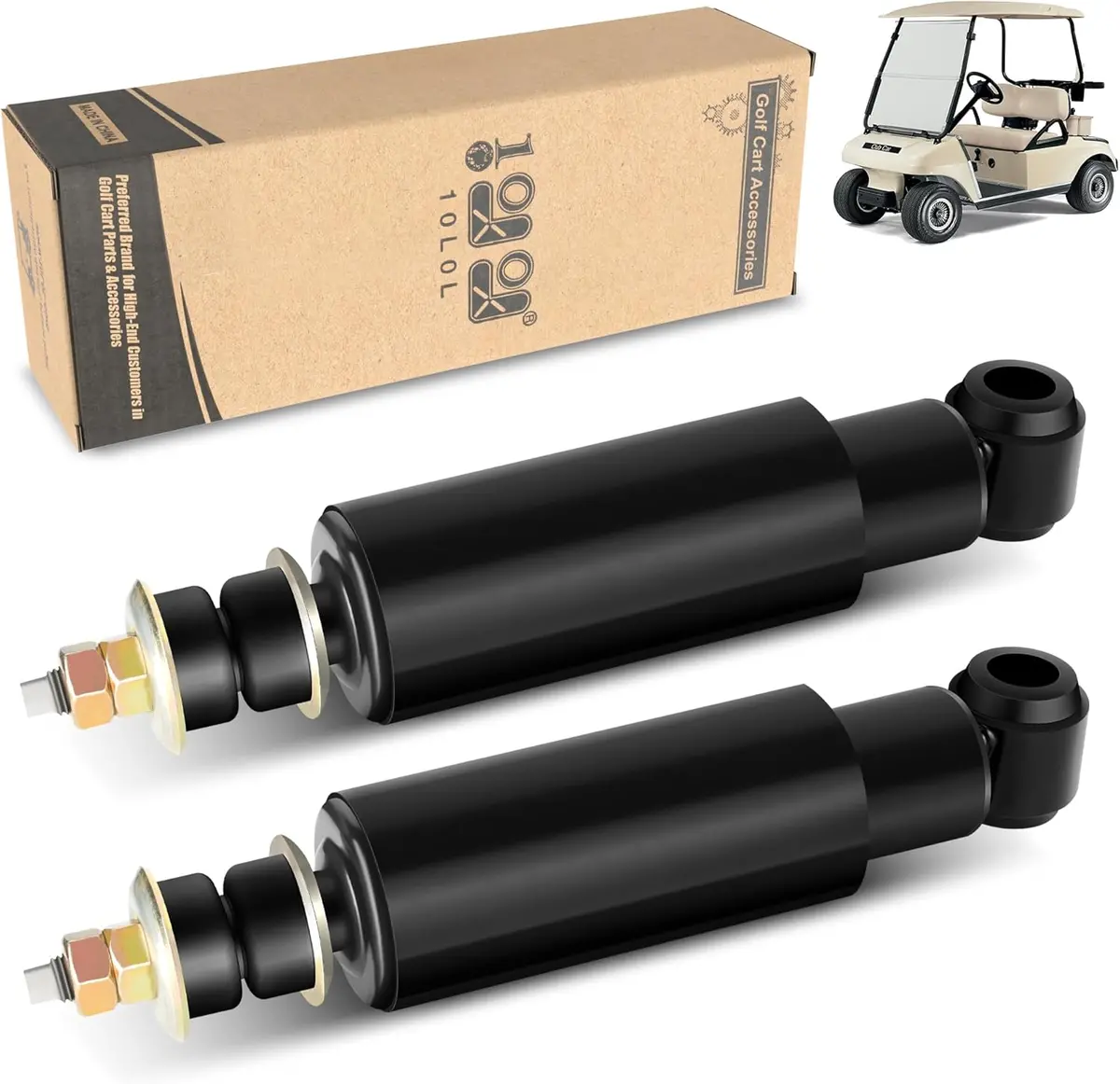 10L0l Golf Cart Rear Shock Absorber Kit For Club Car Ds 1984–1996 | Oem Replacement 1